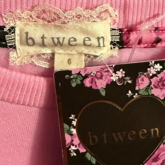 NWT BTWEEN 3 PIECE BUTTERFLY RUFFLE SWEATSHIRT & FLORAL LEGGINGS & HEADBAND SET - Picture 11 of 16
